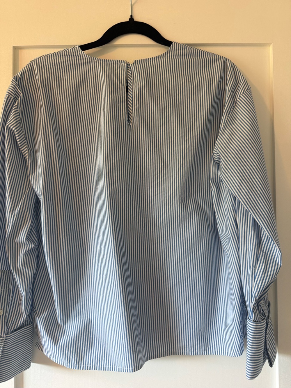 J. Crew French cuff shirt in striped poplin cotton
